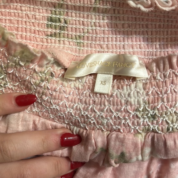 Loveshack fancy xs pink skirt - Picture 2 of 2